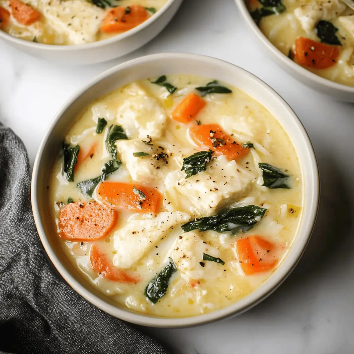 Creamy Turkey Orzo Soup