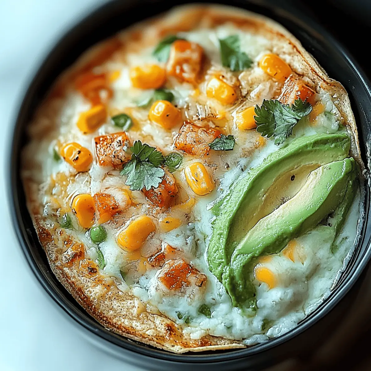 Chicken Avocado Ranch Burritos
