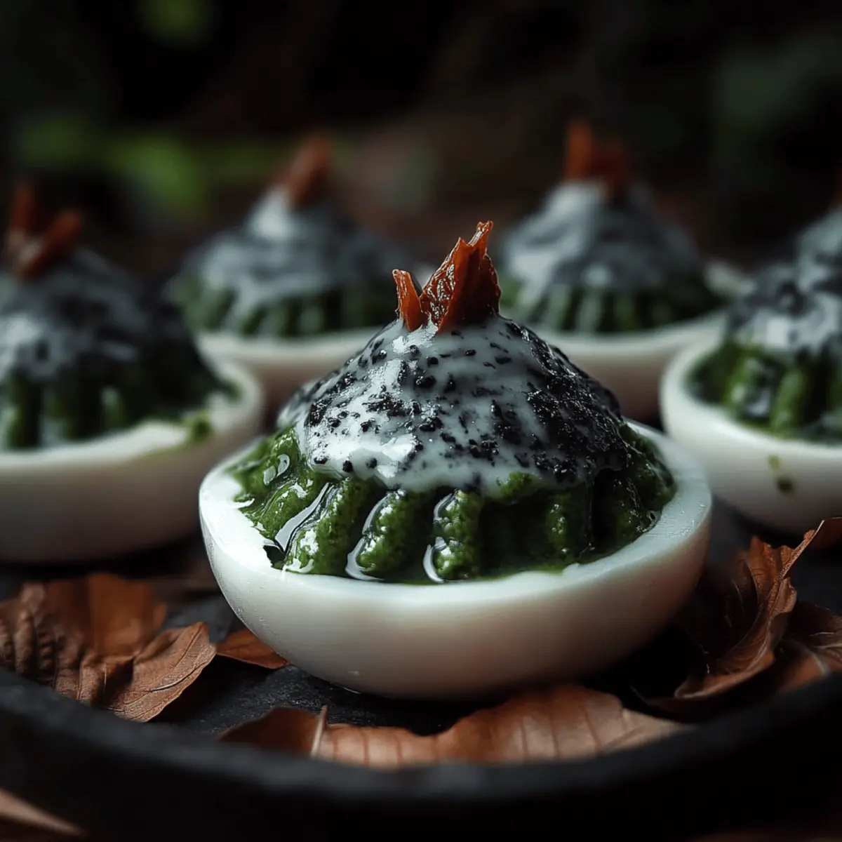 Halloween Deviled Eggs