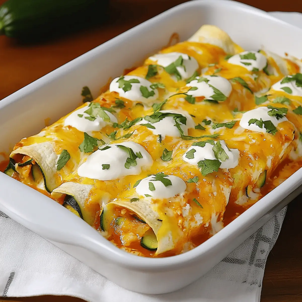 Zucchini Enchiladas