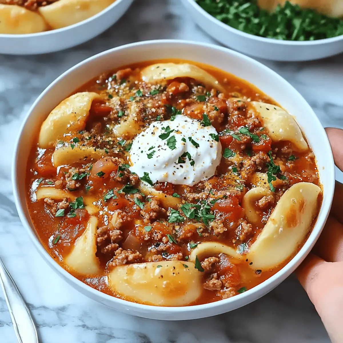 Slow Cooker Lasagna Soup