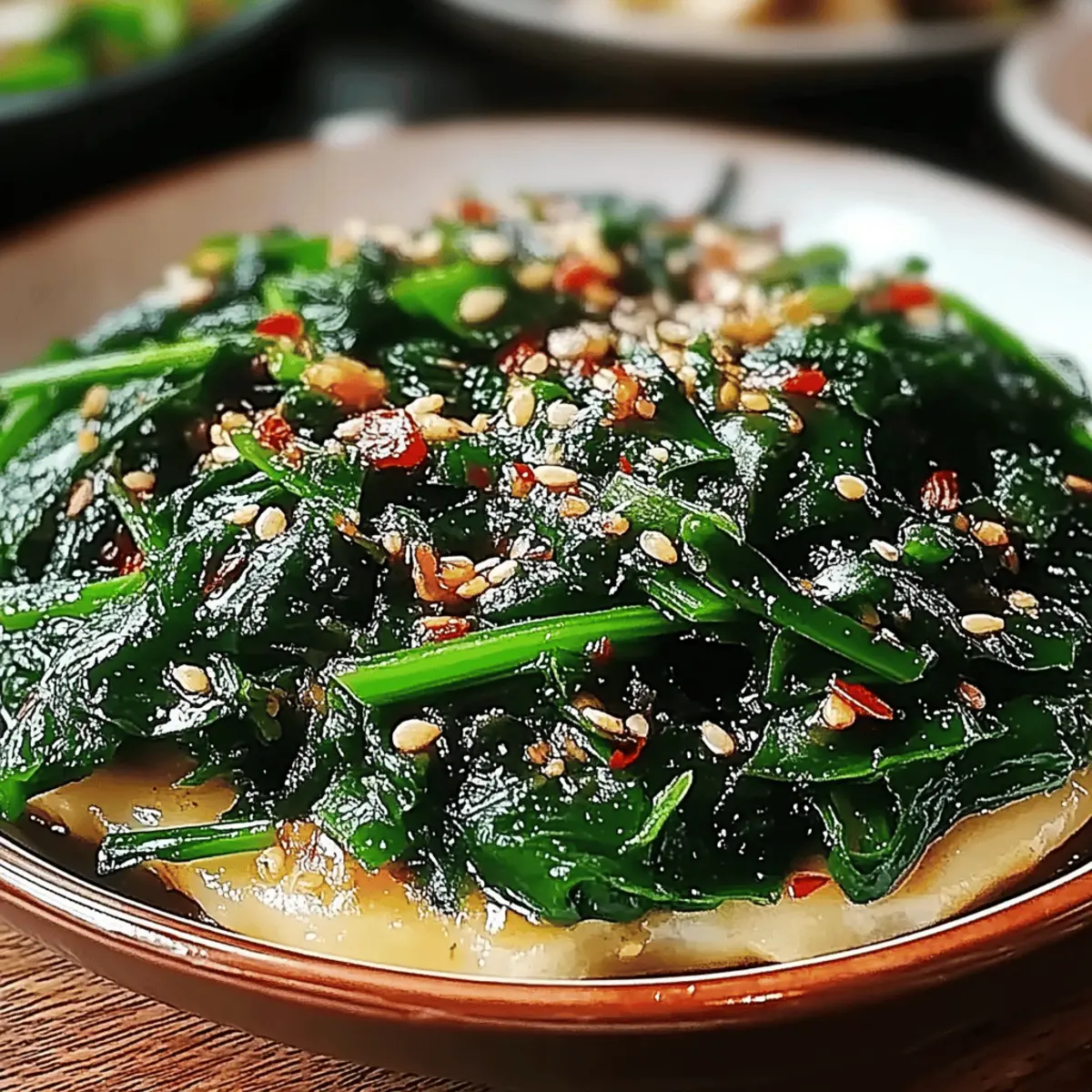 Korean Spinach Salad