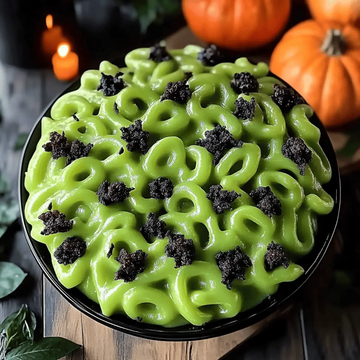 Halloween Monster Mac and Cheese