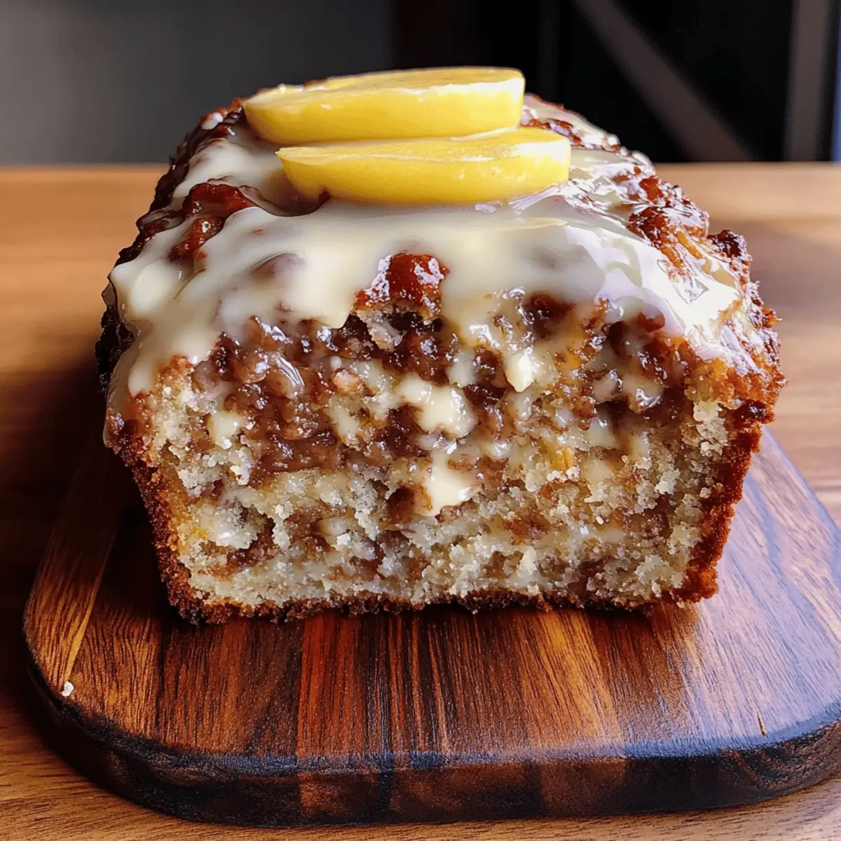 Cinnamon Roll Banana Bread