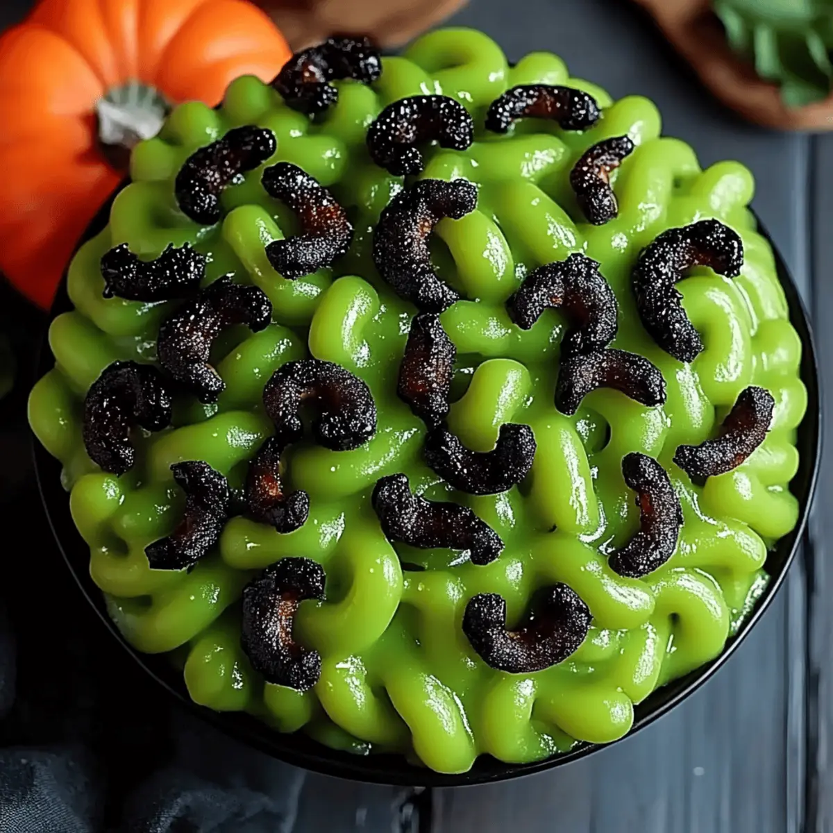 Halloween Monster Mac and Cheese