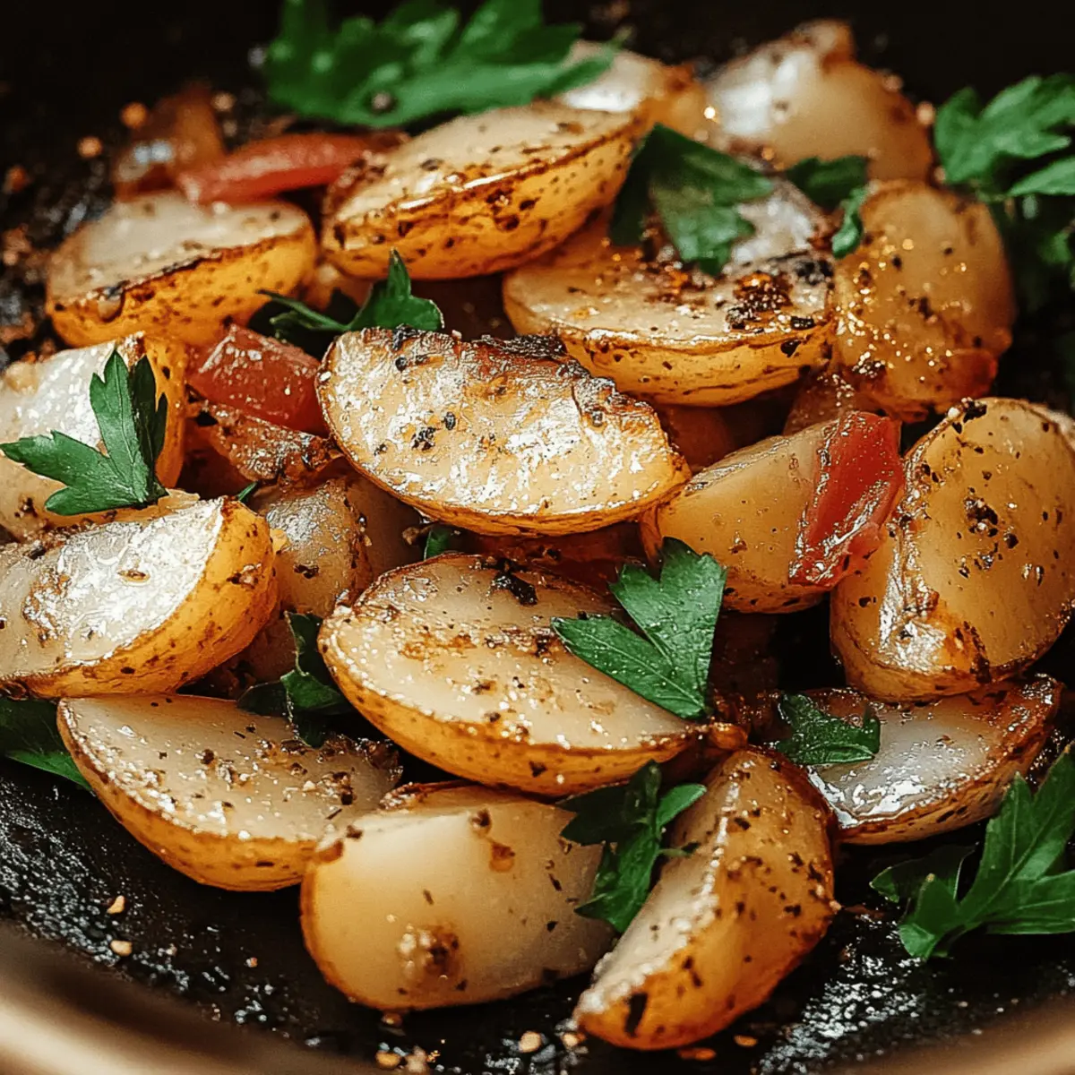 Roasted Garlic Parmesan Potatoes