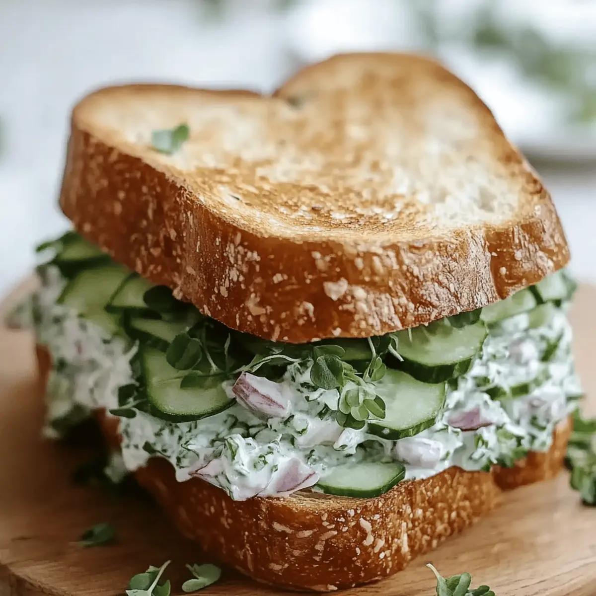 Cucumber Salad Sandwiches