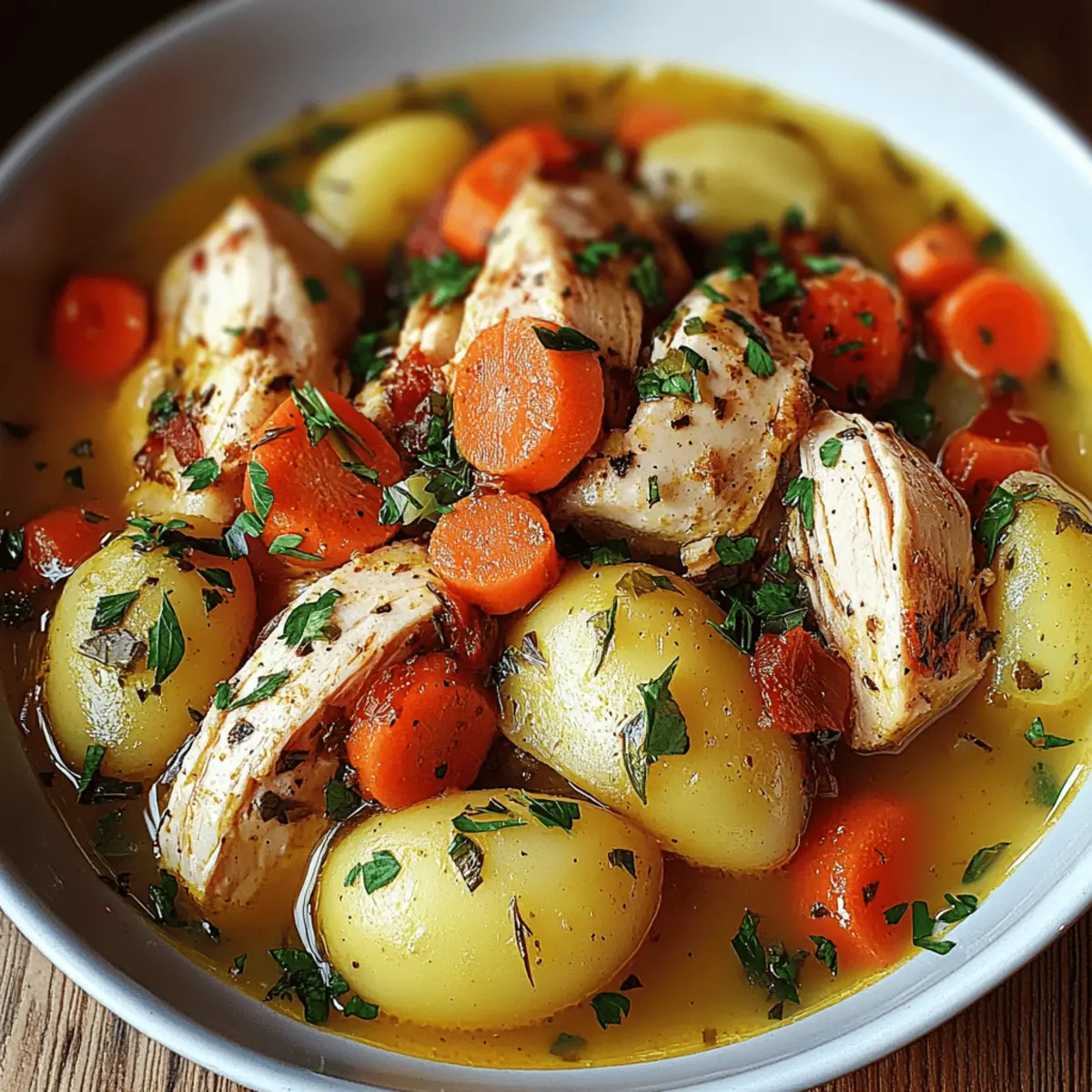 Chicken Soup with Potatoes
