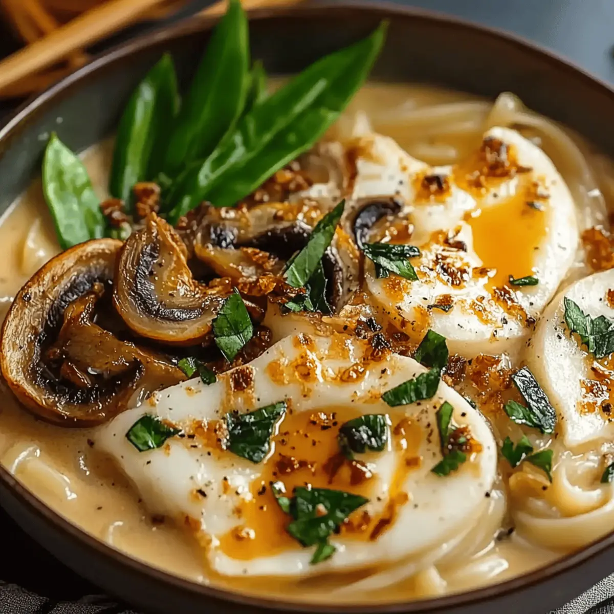 Creamy Miso Udon Soup