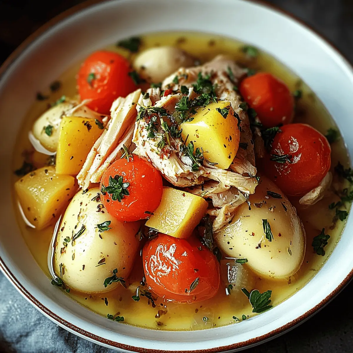 Chicken Soup with Potatoes