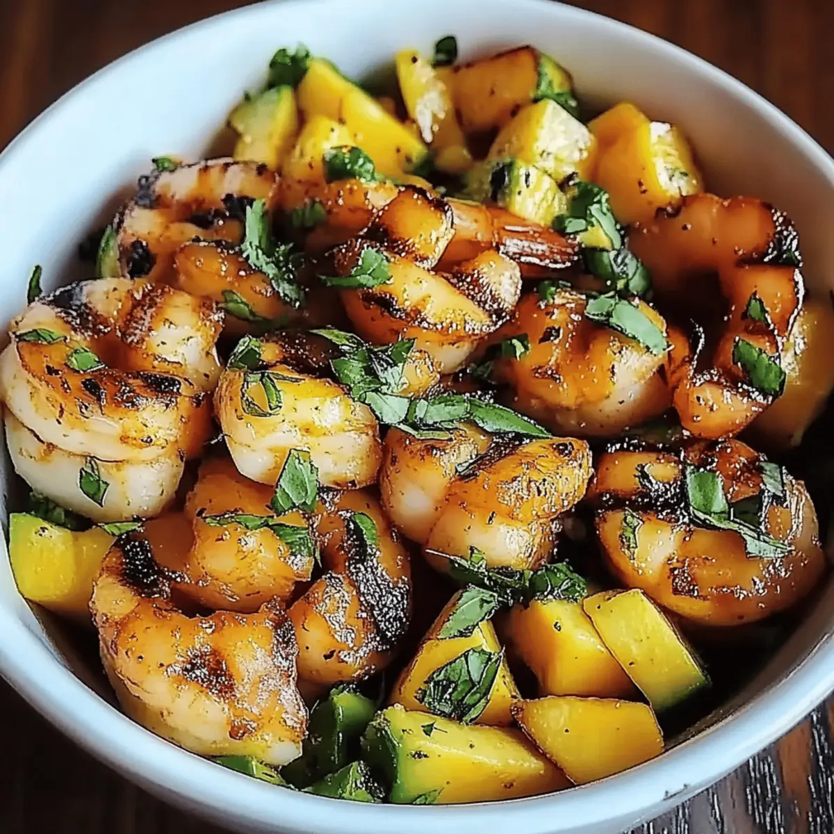 Shrimp Avocado Mango Bowls