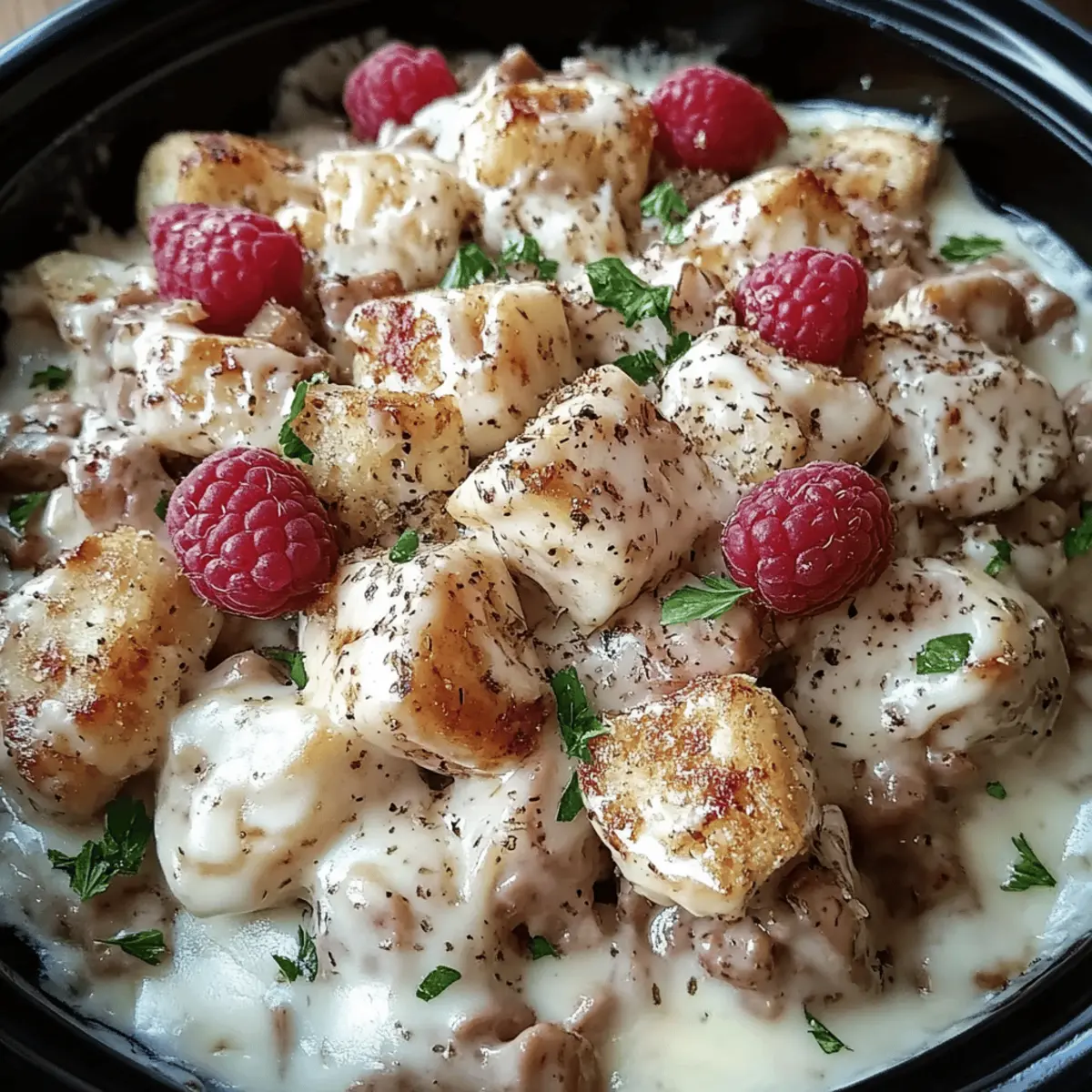 Crockpot Garlic Parmesan Chicken And Potatoes