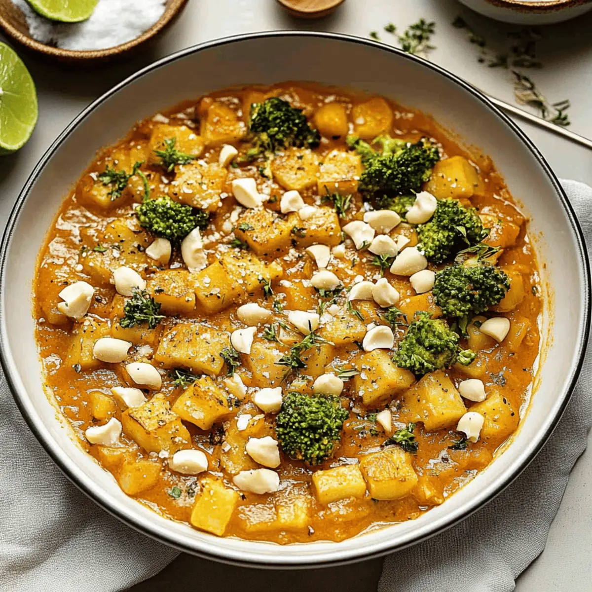 Pumpkin Curry with Chickpea