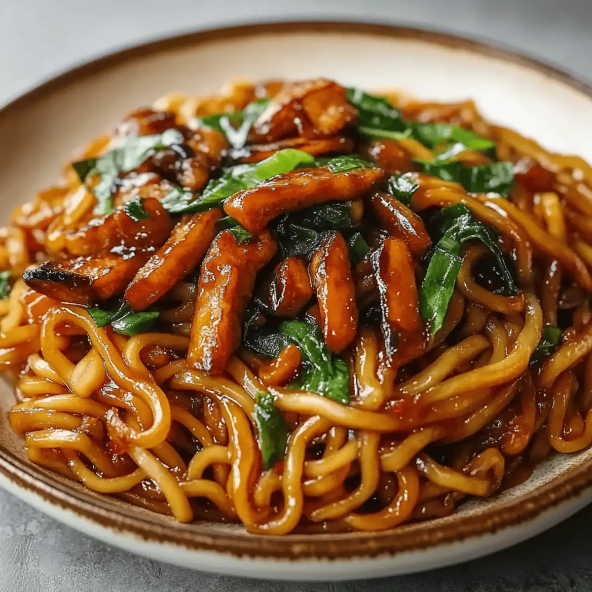 Shanghai Fried Noodles