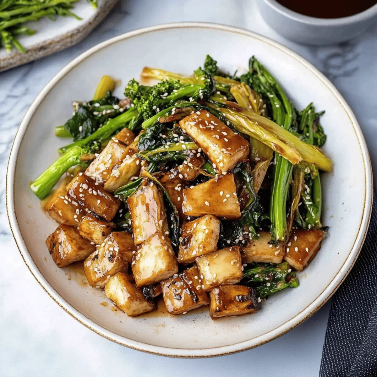 Tofu and Mushroom Stir Fry