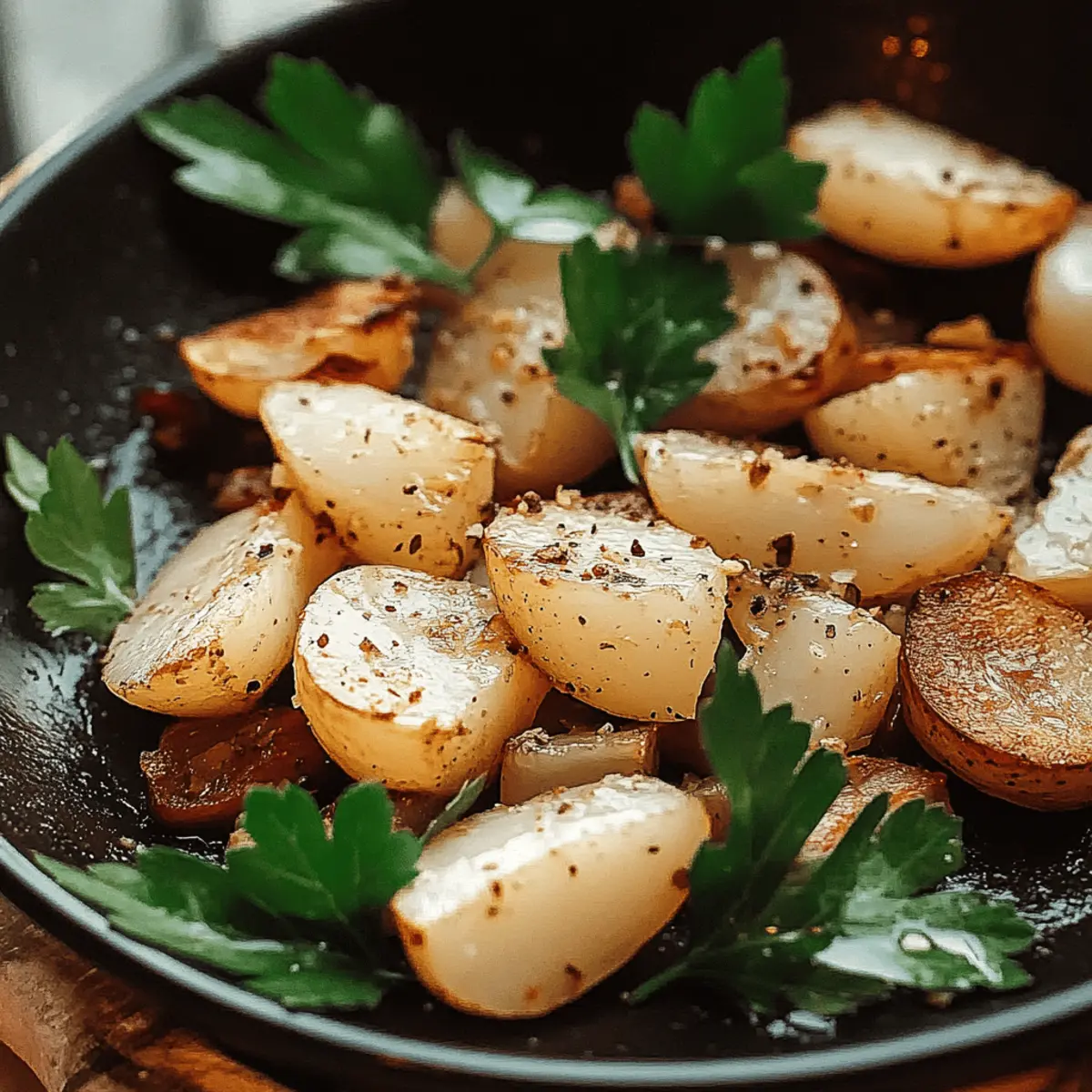 Roasted Garlic Parmesan Potatoes