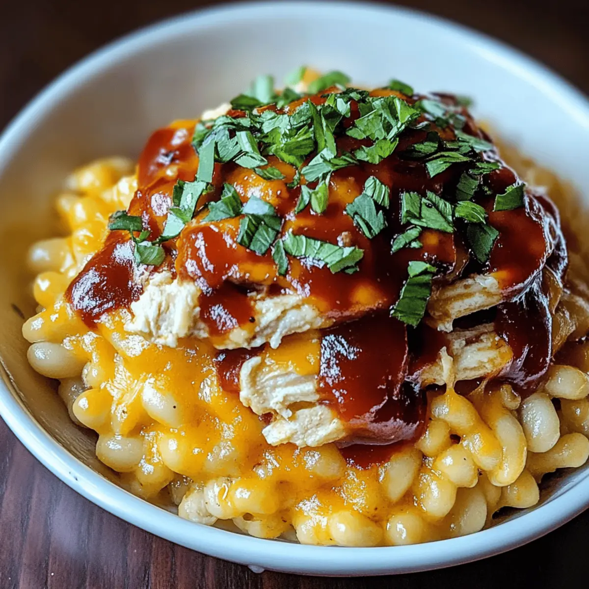 BBQ Chicken Mac and Cheese