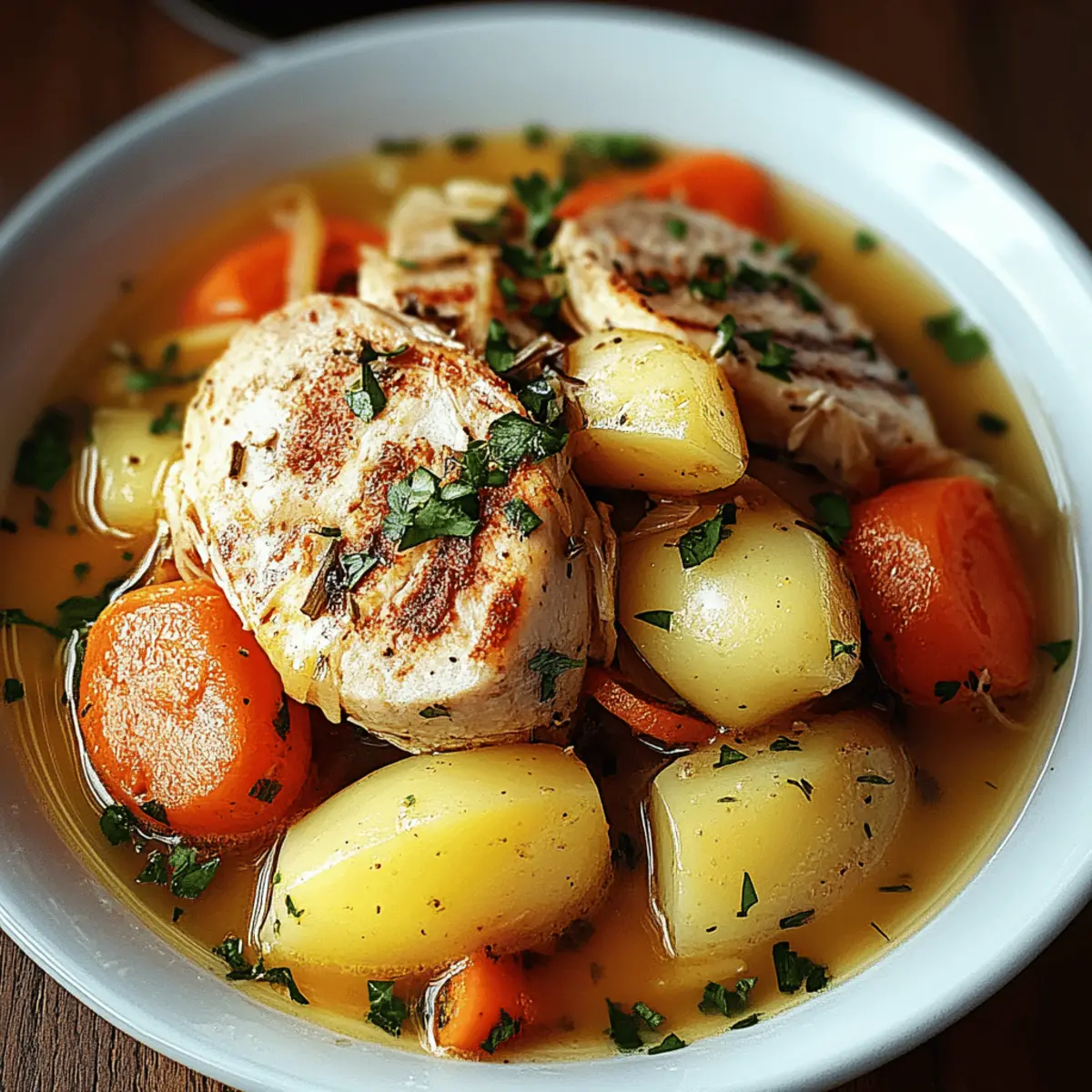 Chicken Soup with Potatoes