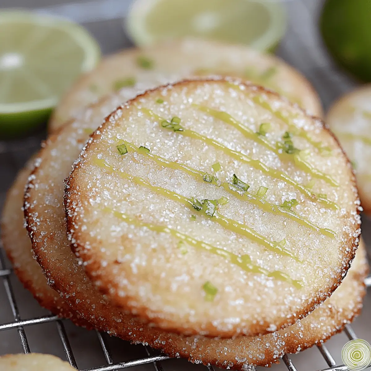 Lime Sugar Cookies