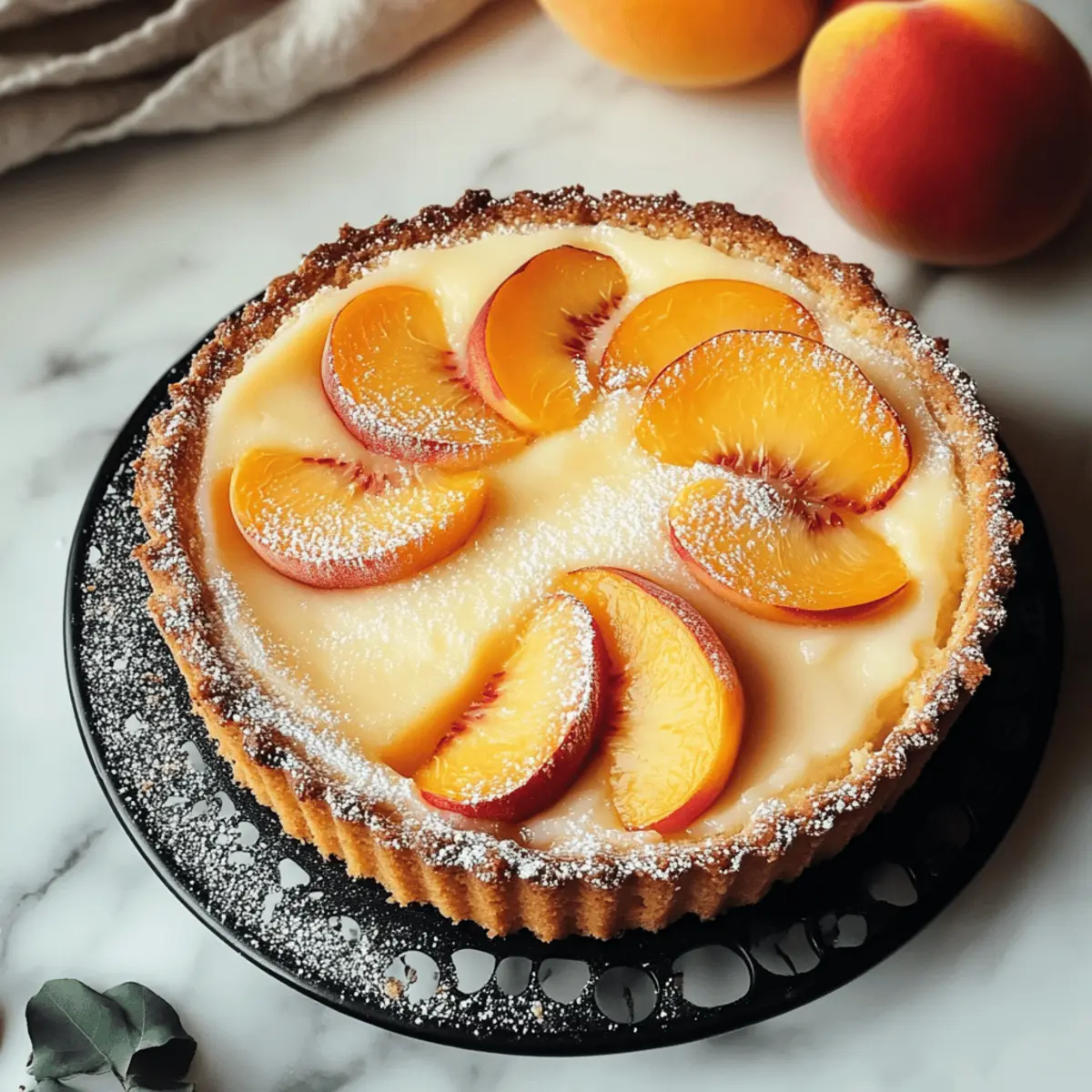 Fresh Peach Cake