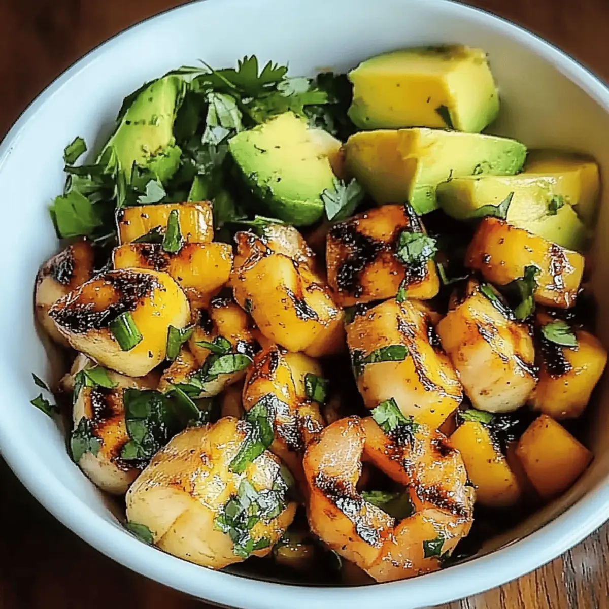 Shrimp Avocado Mango Bowls