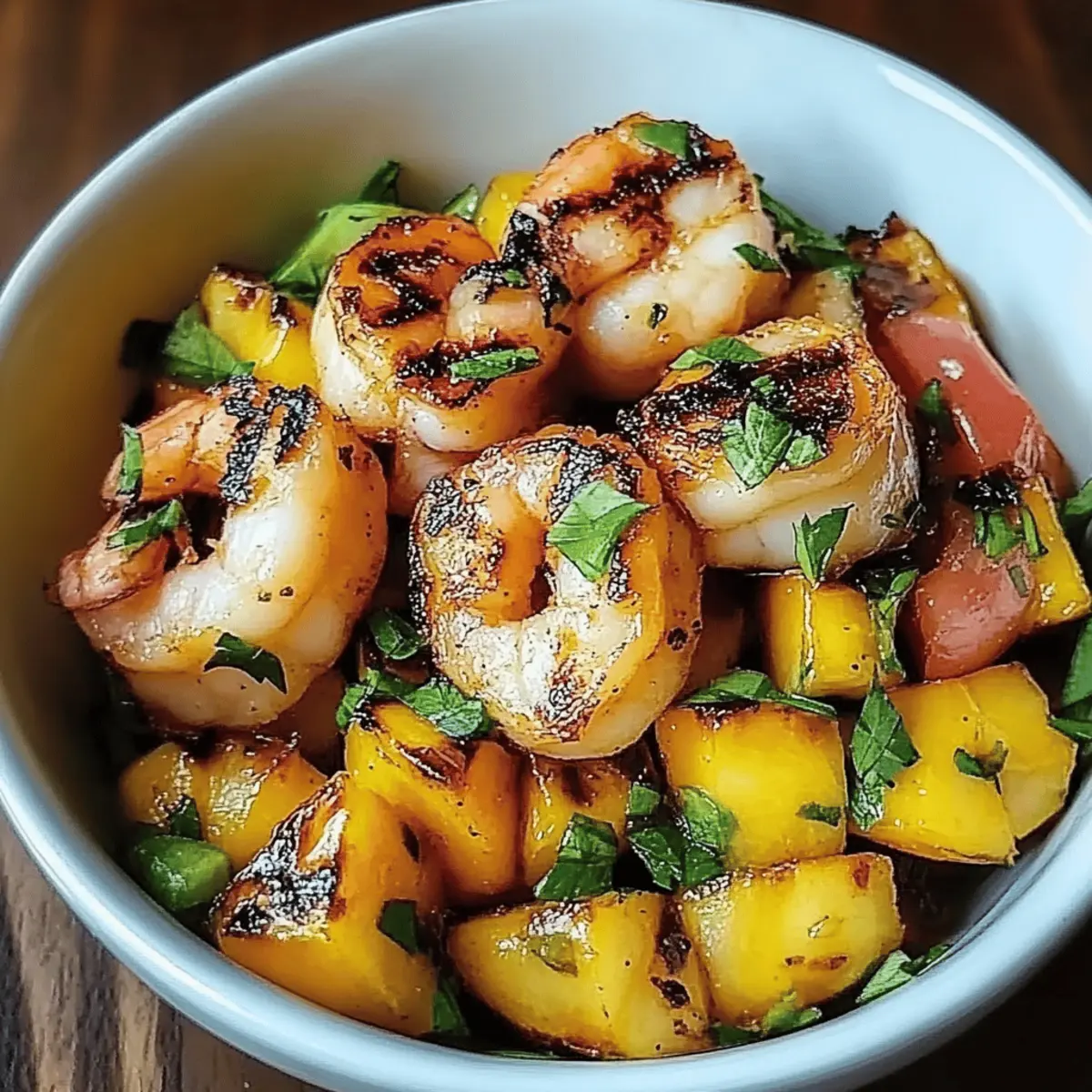 Shrimp Avocado Mango Bowls