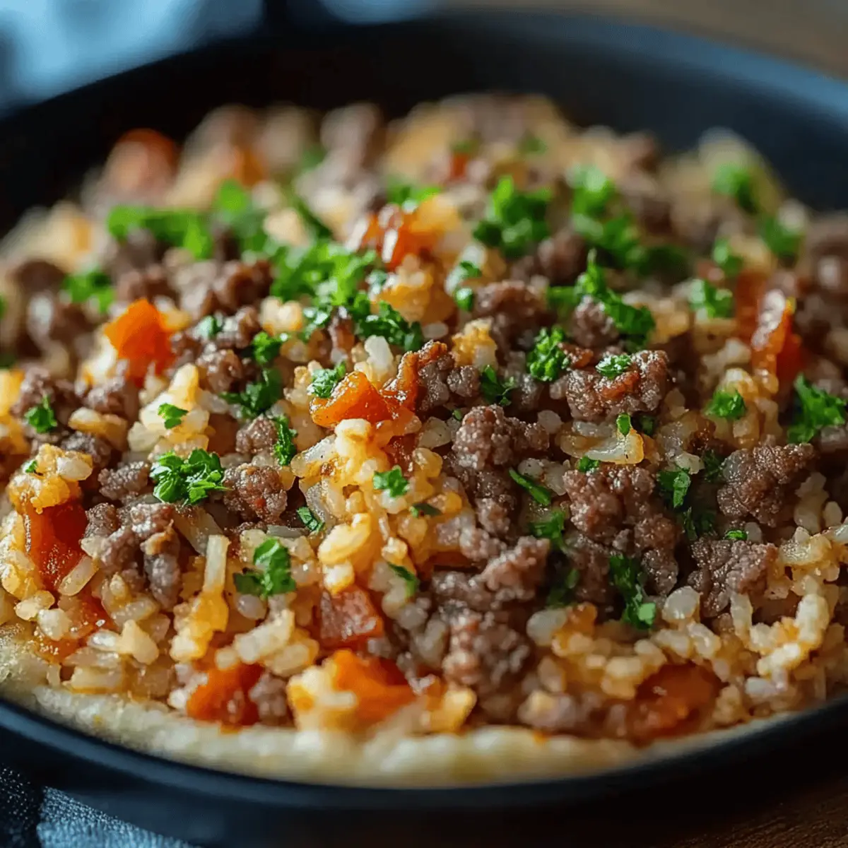 Dirty Rice with Ground Beef