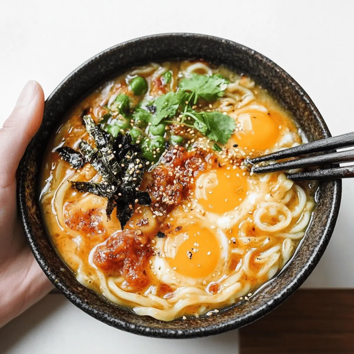 Healthy Miso Ramen with Chicken