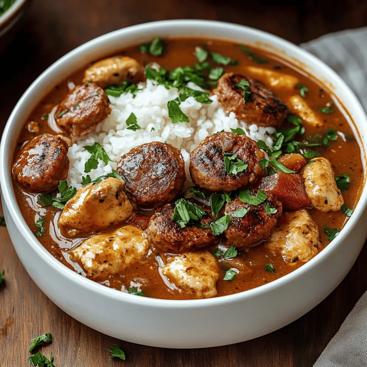 Chicken and Sausage Gumbo