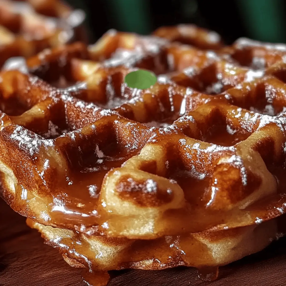 Apple Fritter Waffle Donuts