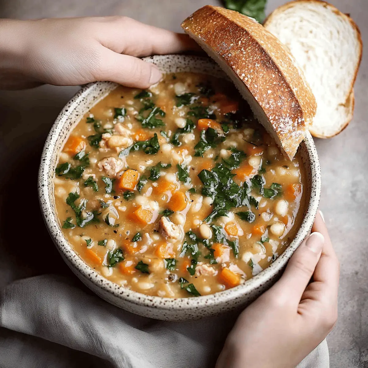 White Bean Soup with Kale