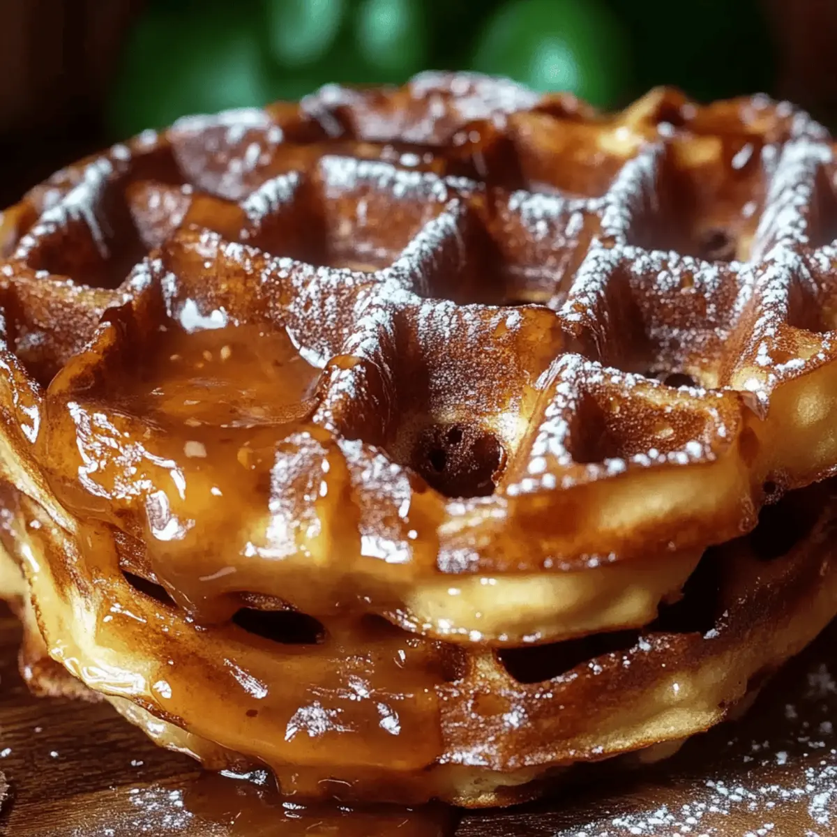 Apple Fritter Waffle Donuts