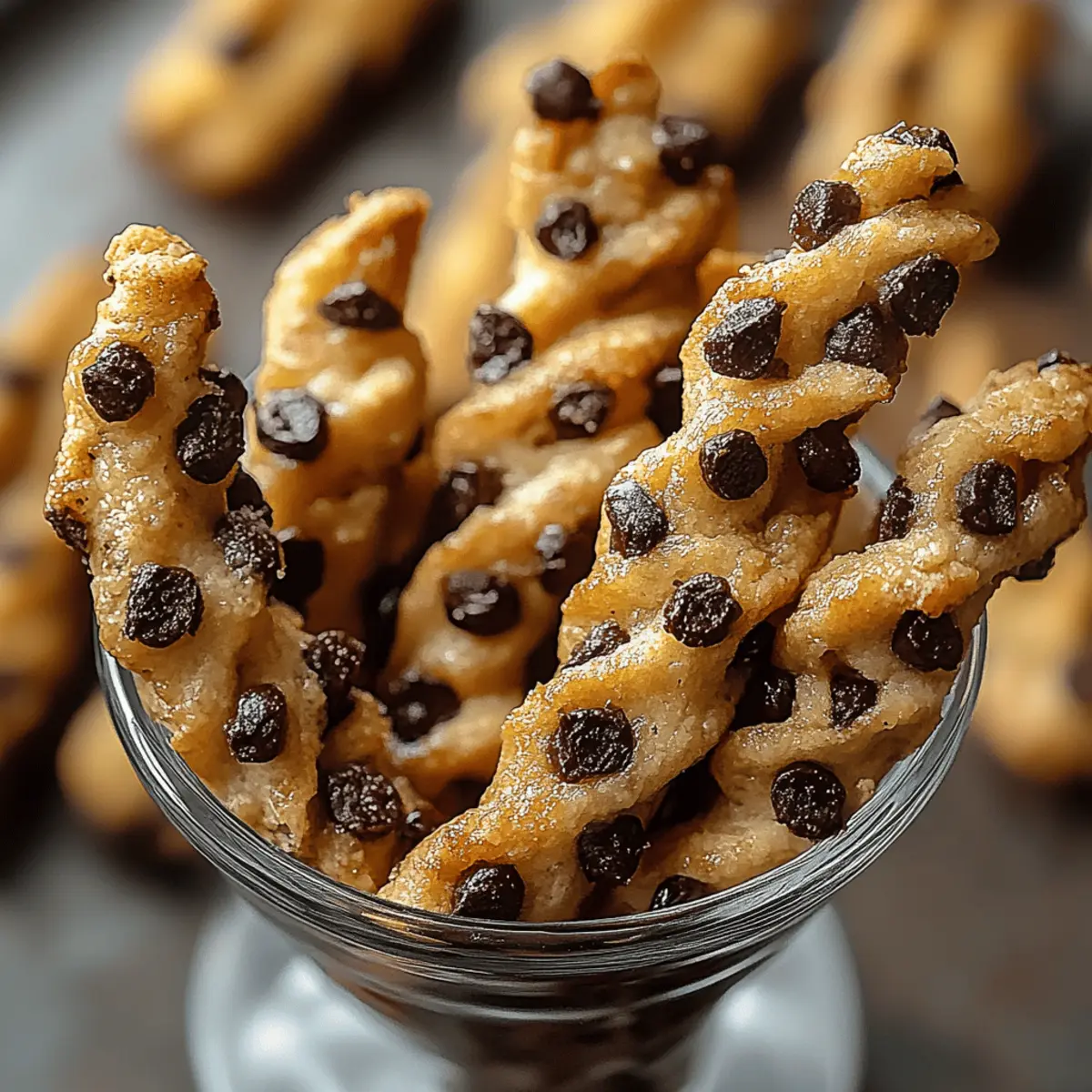 Chocolate Chip Cookie Dough Twists