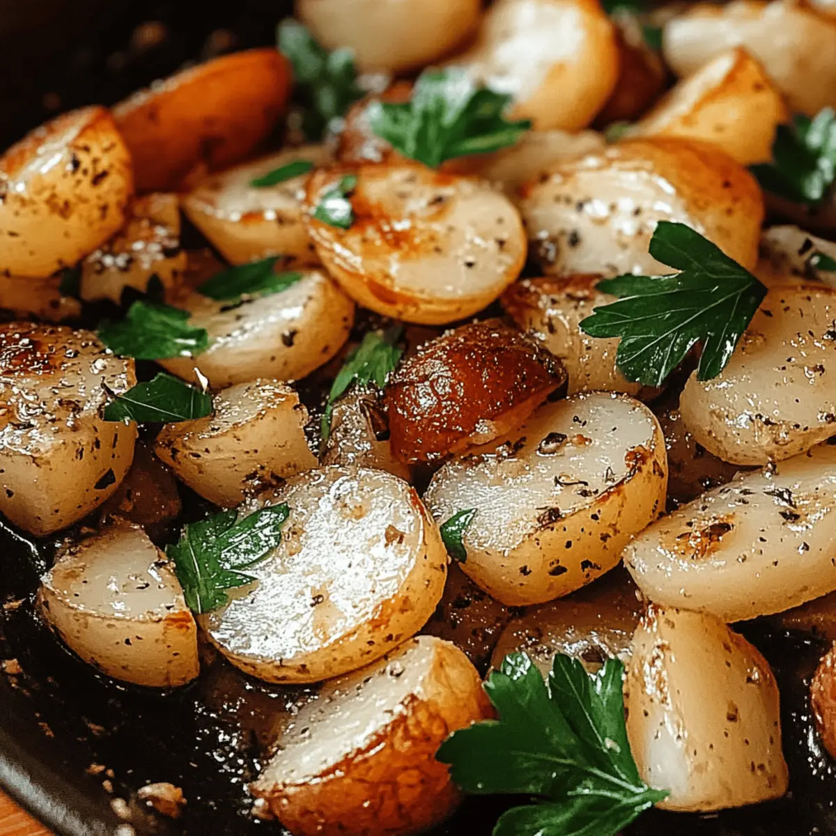 Roasted Garlic Parmesan Potatoes