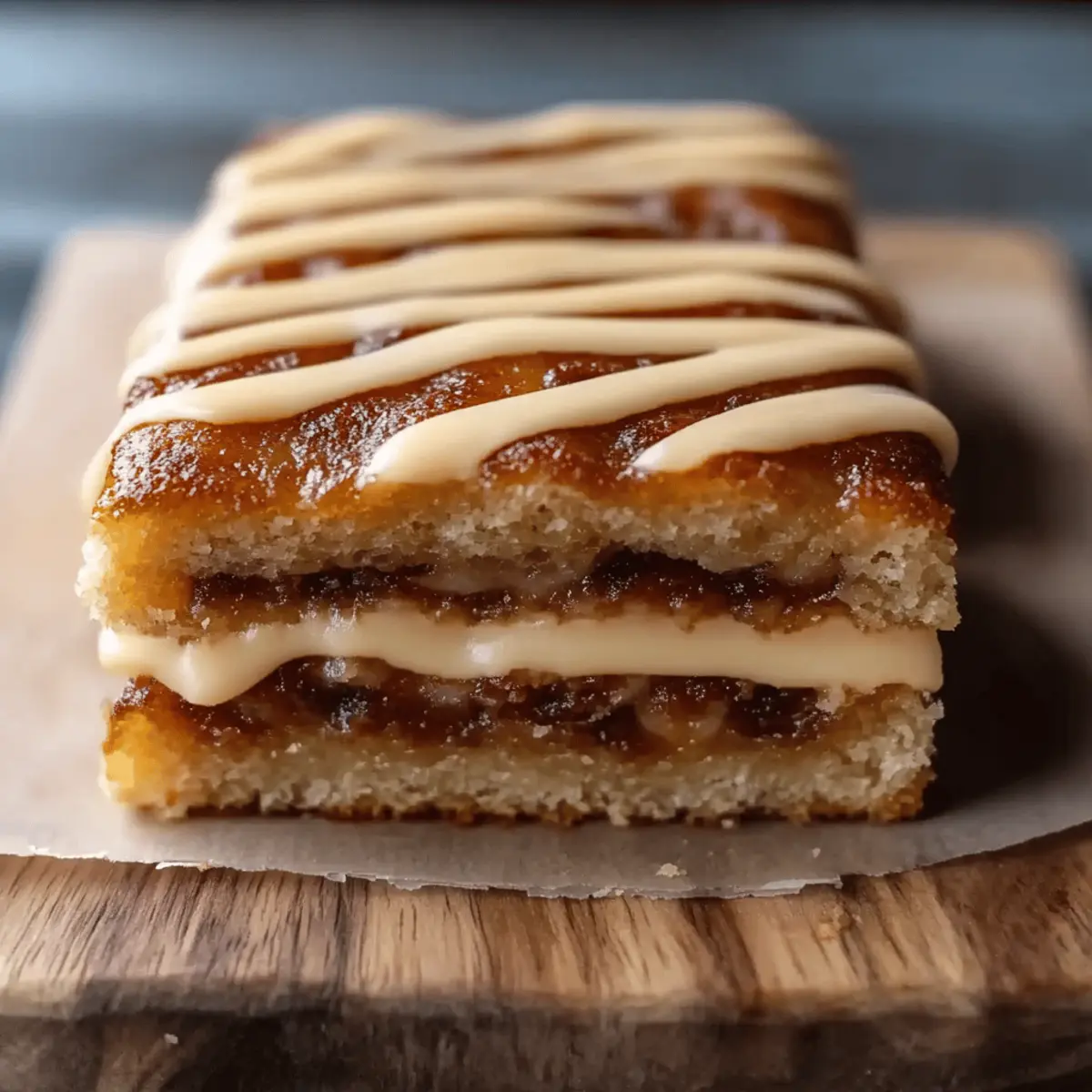Cinnamon Roll Blondies