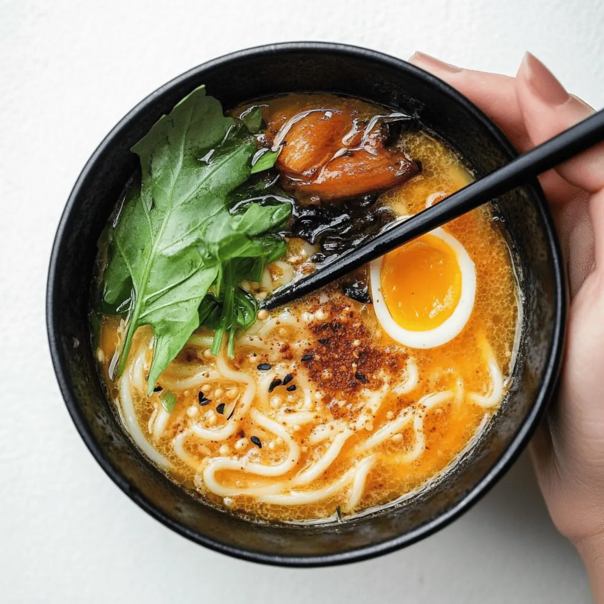Healthy Miso Ramen with Chicken
