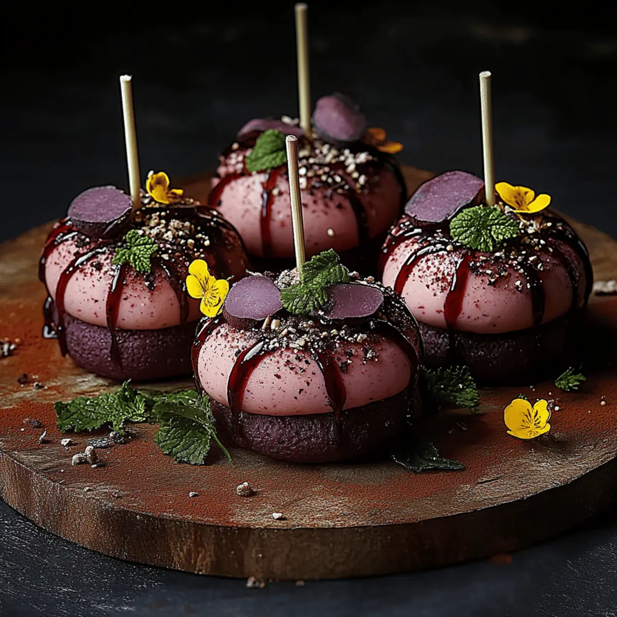 Forbidden Forest Blackberry Cheesecake Pops