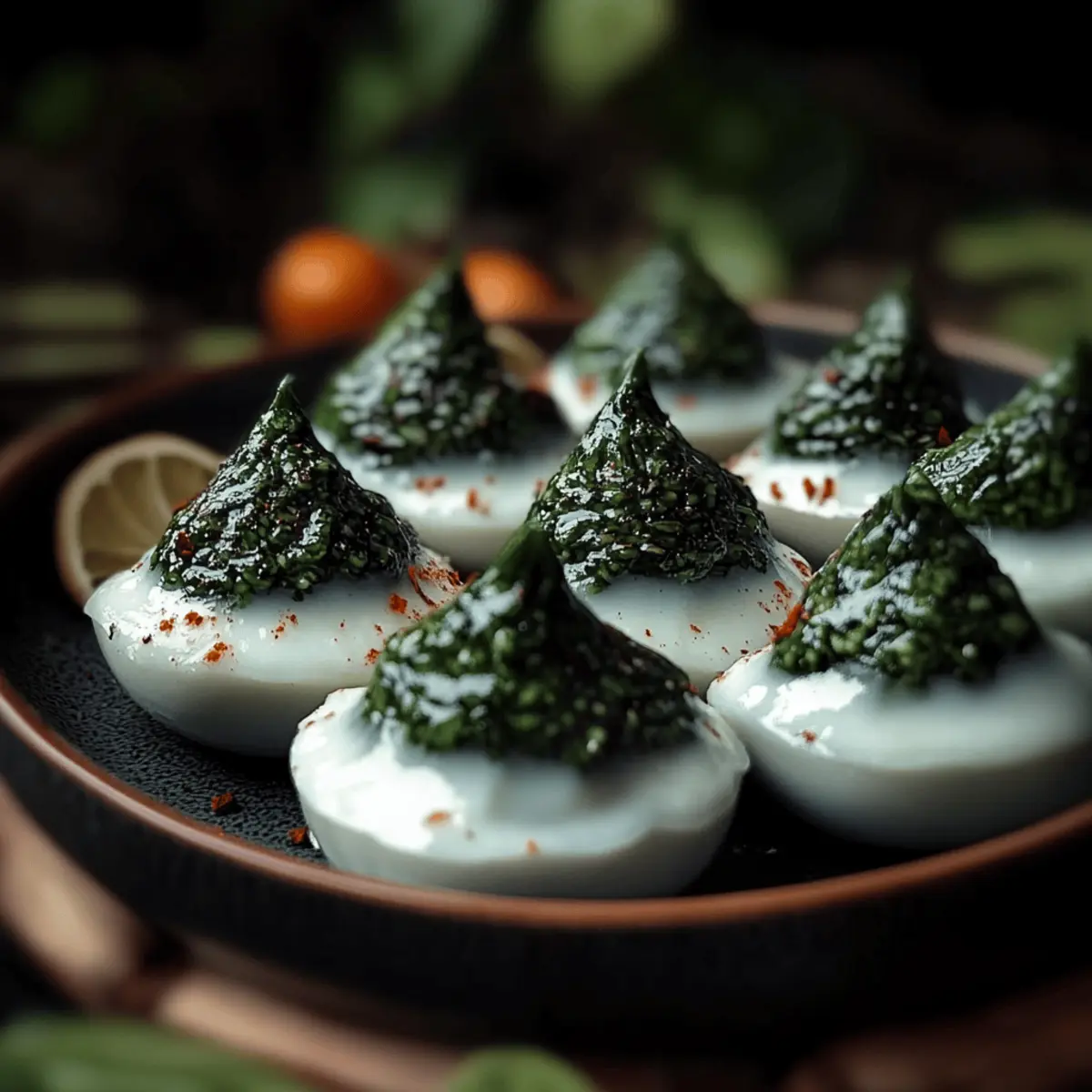 Halloween Deviled Eggs