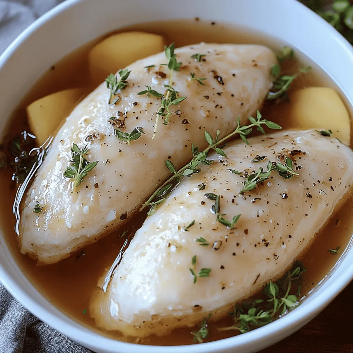 Boiled Chicken Breast