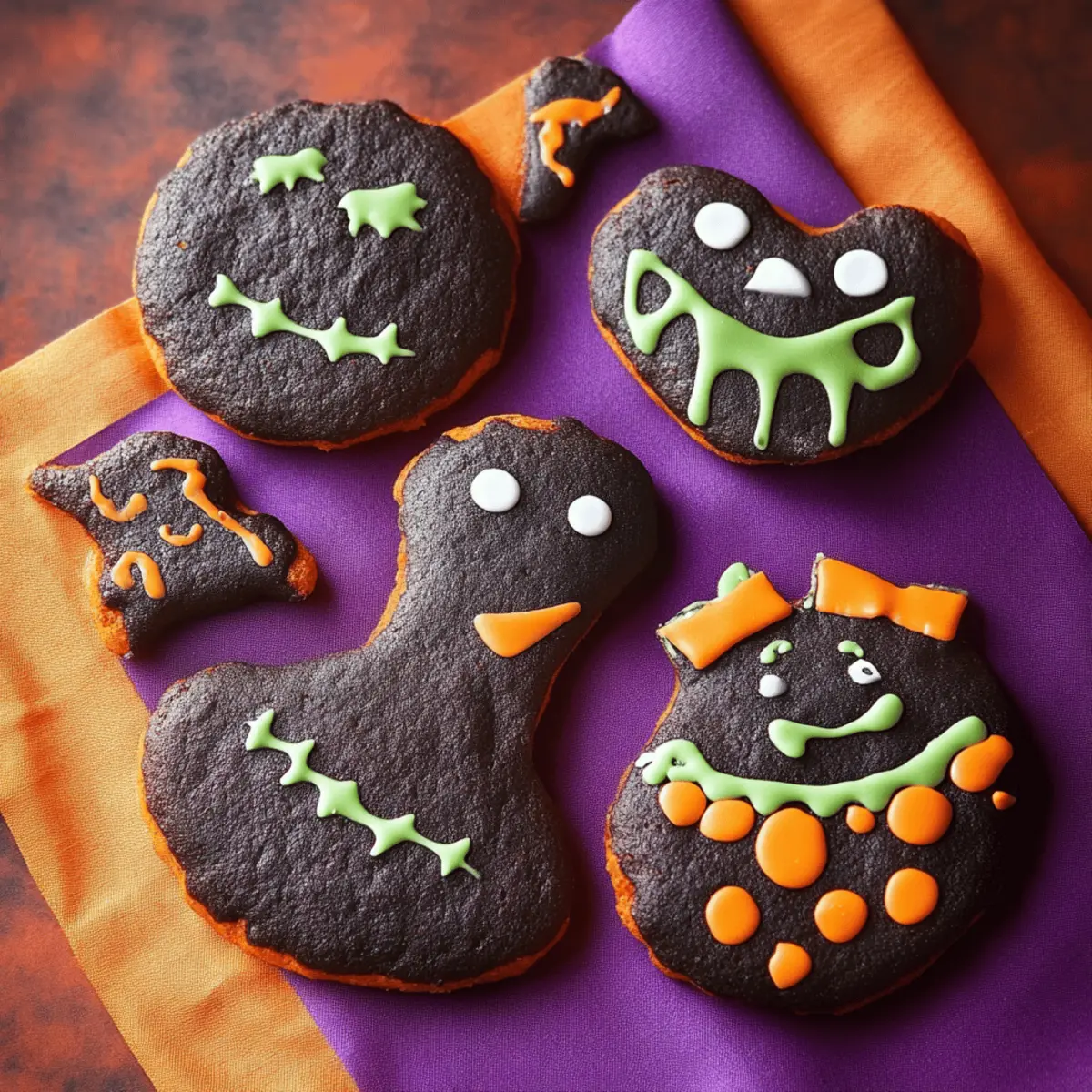Halloween Decorated Cookies
