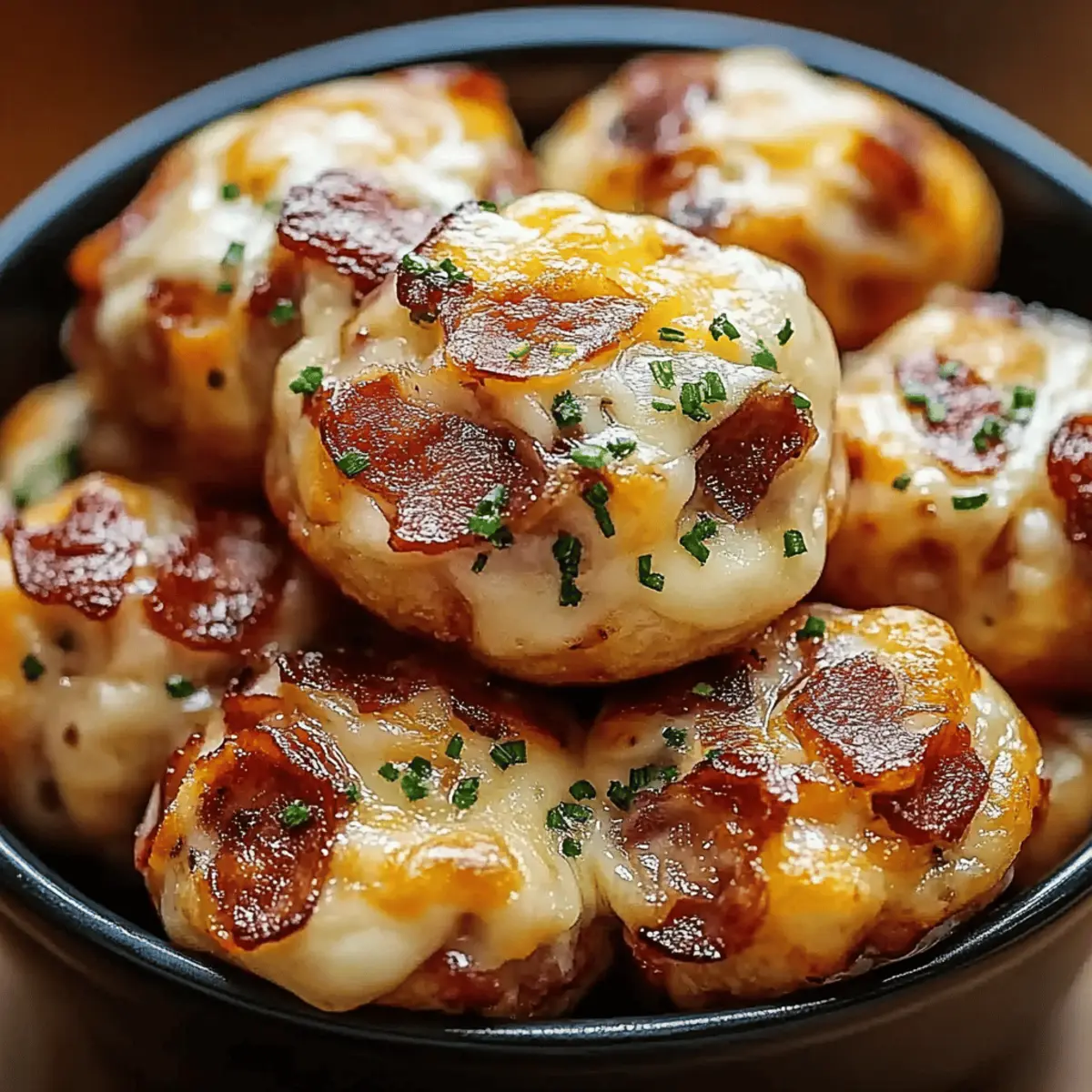 Beef Bacon & Cheddar Cheese Muffins