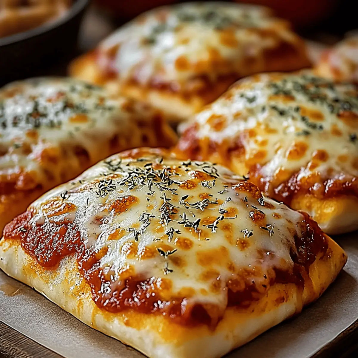 Cheesy Pizza Pockets