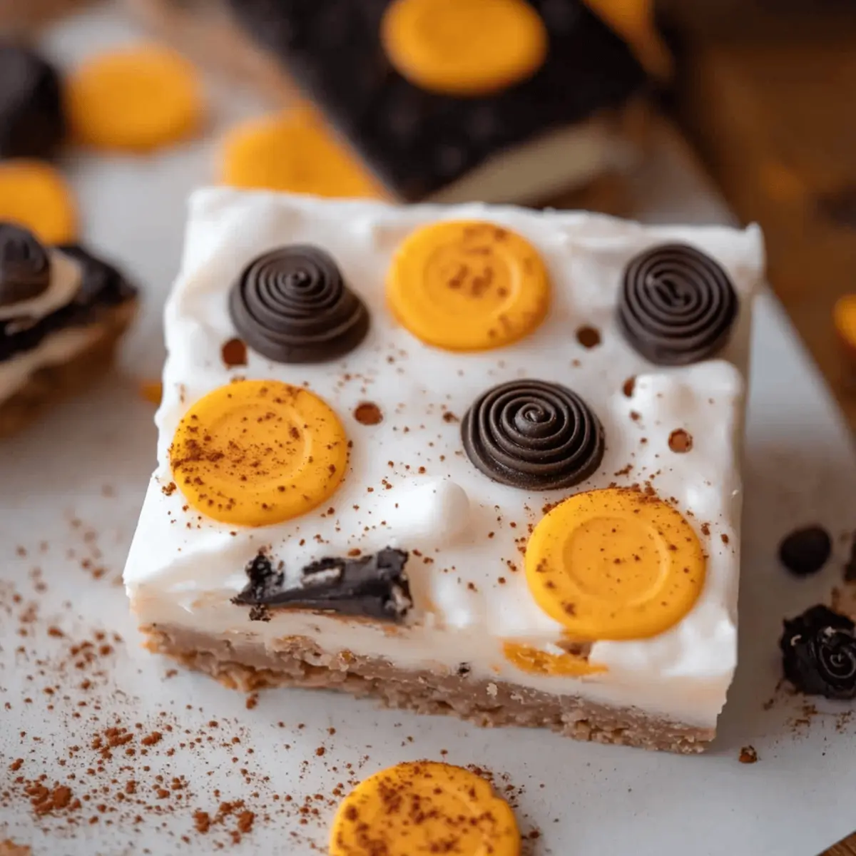White Chocolate Halloween Oreo Bark