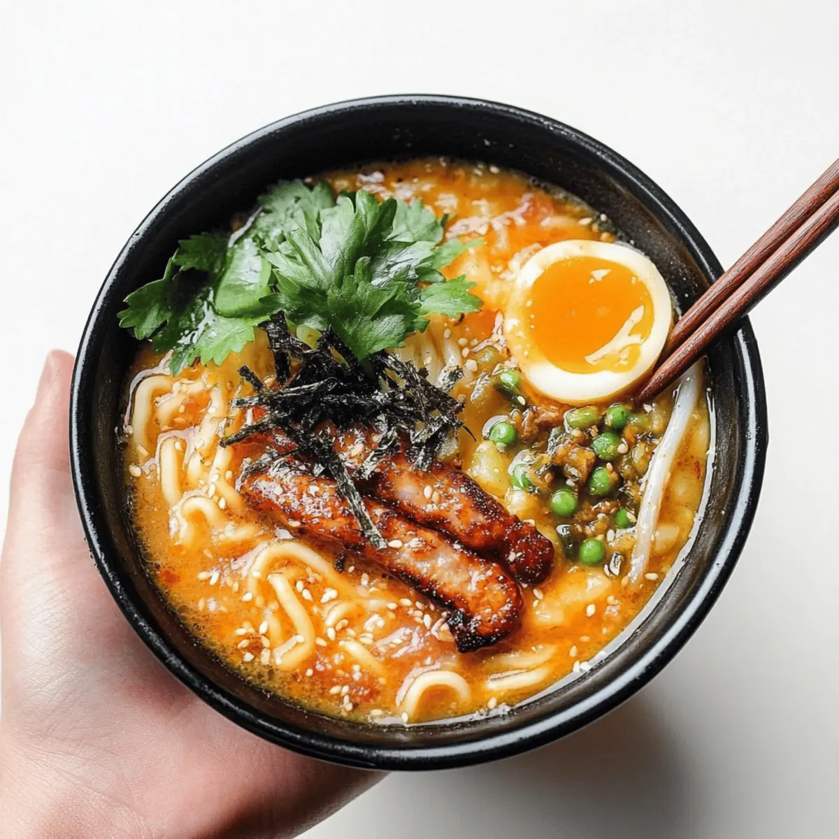Healthy Miso Ramen with Chicken