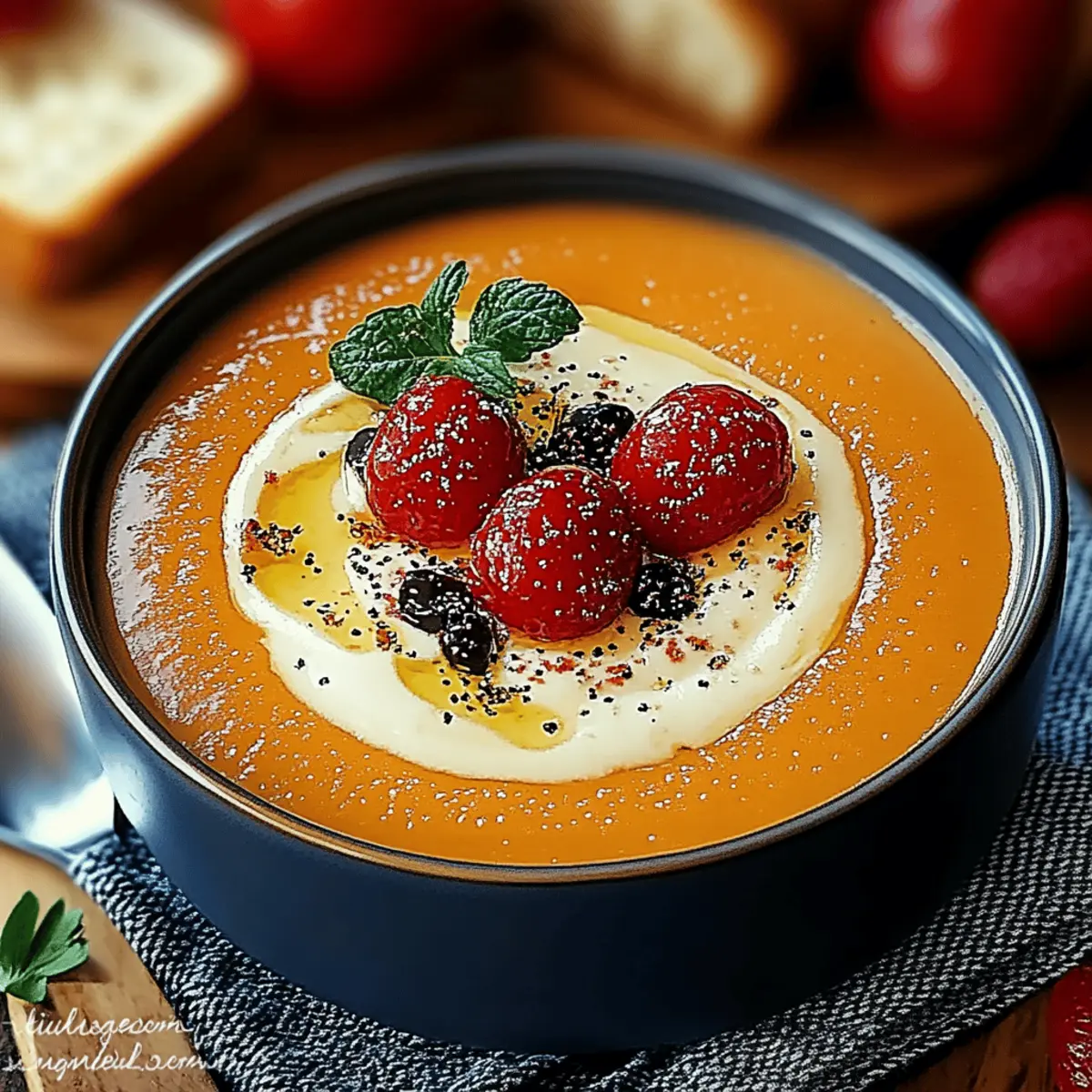 Creamy Roasted Garlic Tomato Soup
