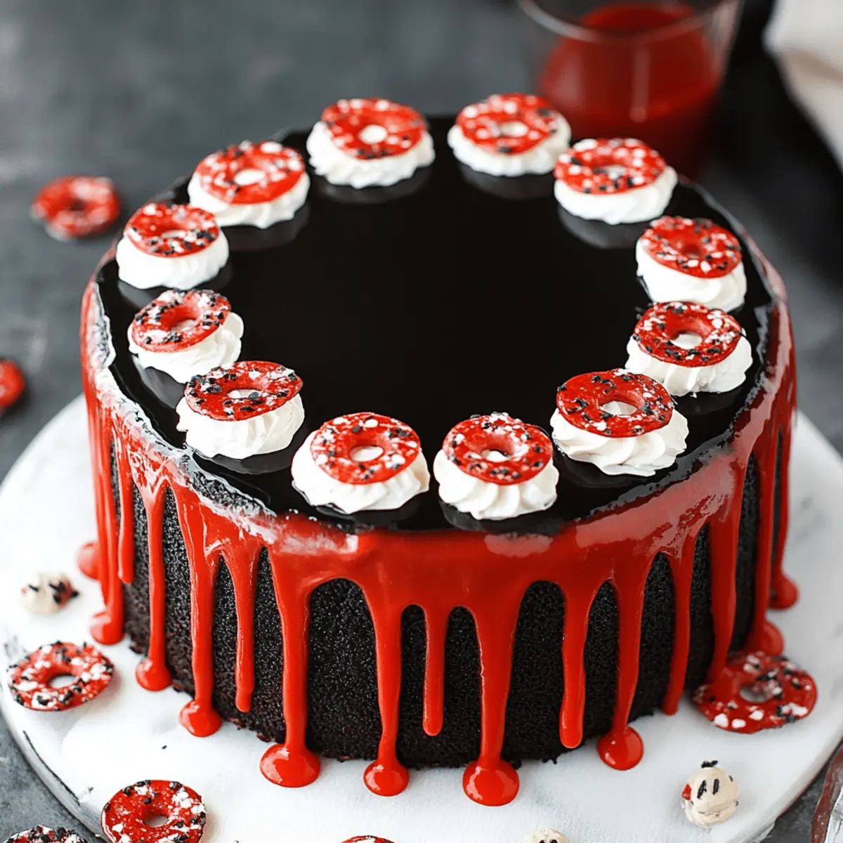 Spooky Halloween Marble Cake