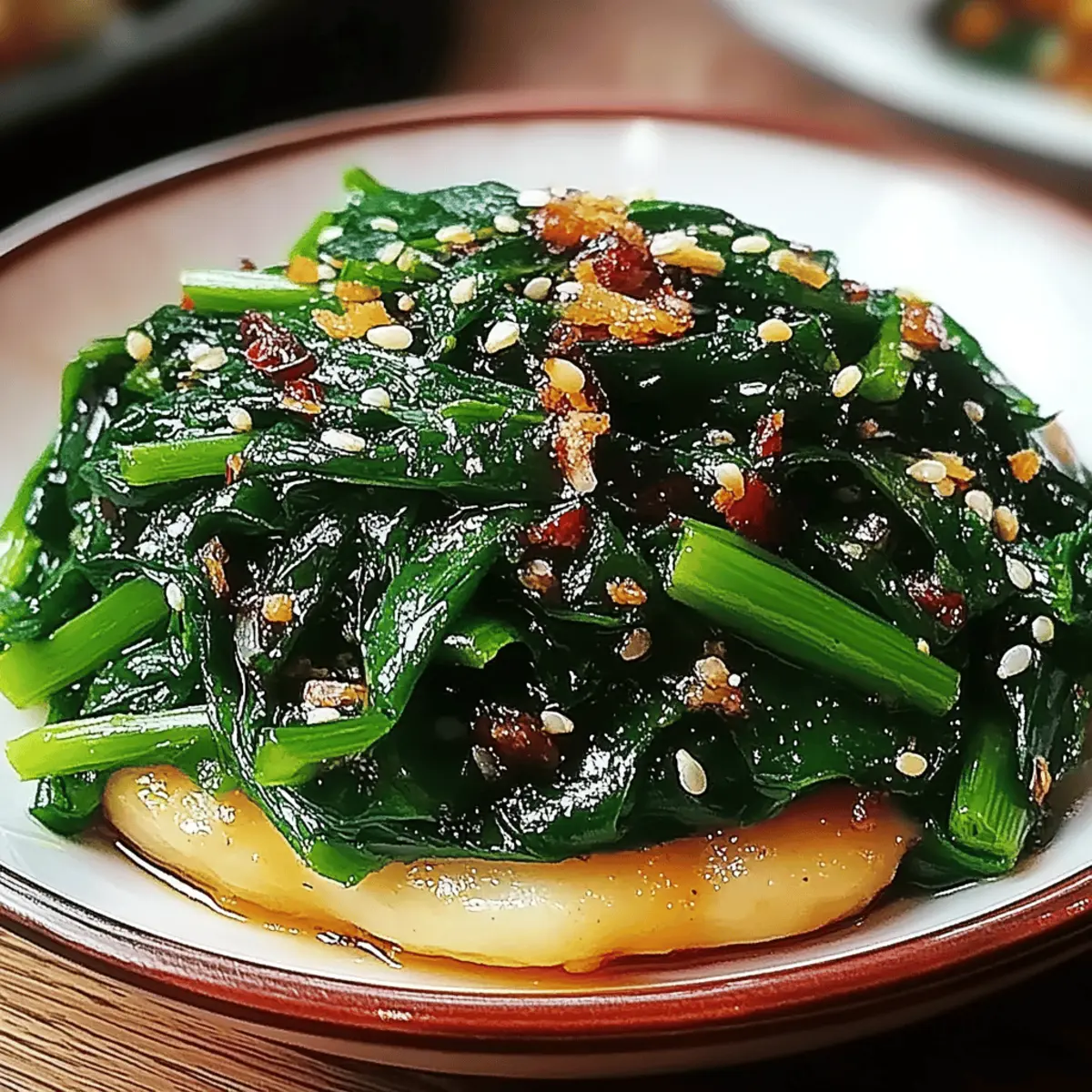 Korean Spinach Salad
