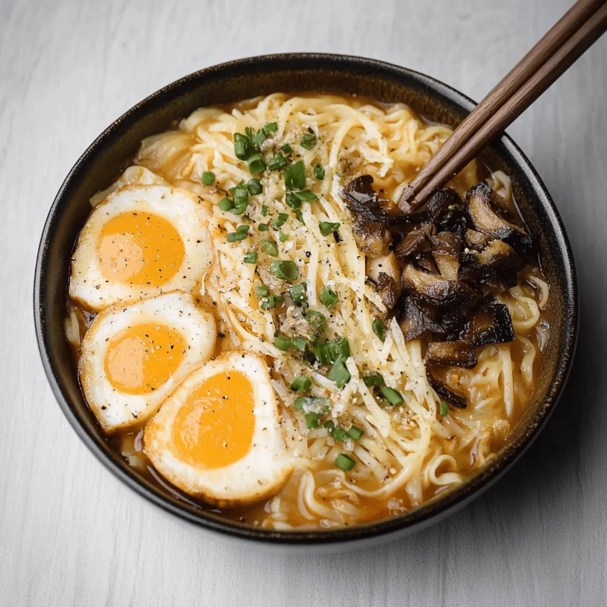 Creamy Vegetarian Peanut Miso Ramen