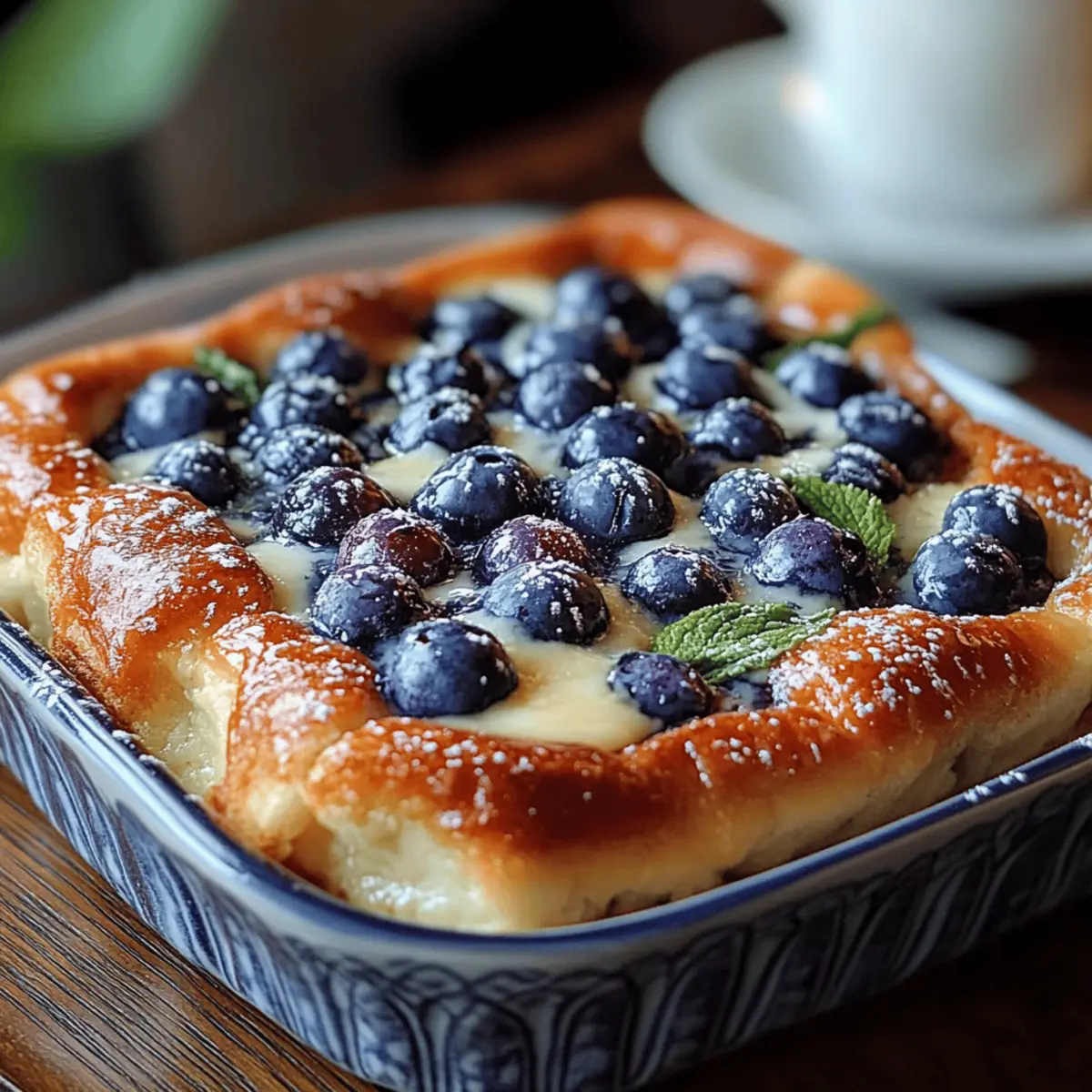 Blueberry Buttermilk Pancake Casserole
