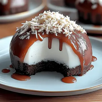 Coconut Chocolate Dome